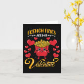 Carte Frites Sont Mon Valentin Frites Valenti (Fleur jaune)
