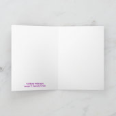 Carte Fritillaire Flower Note (Intérieur)