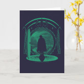 Carte FRODO™ Quitte la silhouette SHIRE™ (Fleur jaune)