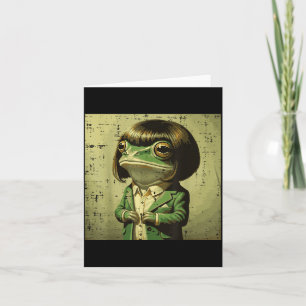 Carte Frog Bob Coiffure Bangs Perruque Drôle Mème Animal