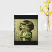 Carte Frog Bob Coiffure Bangs Perruque Drôle Mème Animal (Fleur jaune)