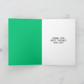 Carte Frog Costume Protester Custom Message (Intérieur)