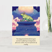 Carte frog message happy birthday (Devant)