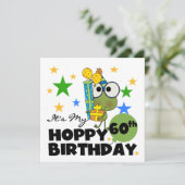 Carte Froggie Hoppy 60e anniversaire (Debout devant)