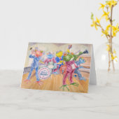 Carte « Froggy Band » Greeting Card (Fleur jaune)