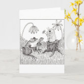 Carte Froggy Est Allé À A-Courtin' (Fleur jaune)