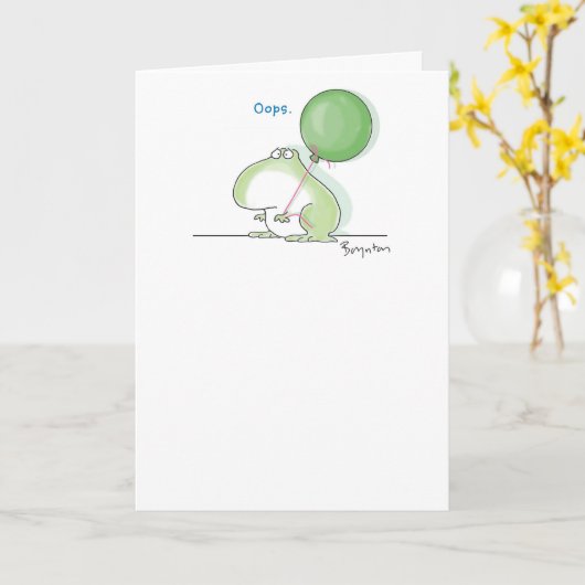 CARTE FROGOT (Fleur jaune)