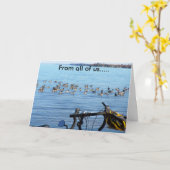 Carte From all of us get well card (Fleur jaune)