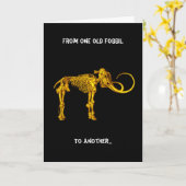 Carte From one old Fossil, To Another... (Fleur jaune)