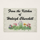 Carte "From the Kitchen" / Tag - SRF (Dos)