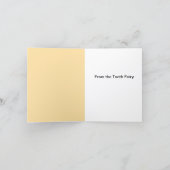 Carte From the Tooth Fairy Note Card (Intérieur)