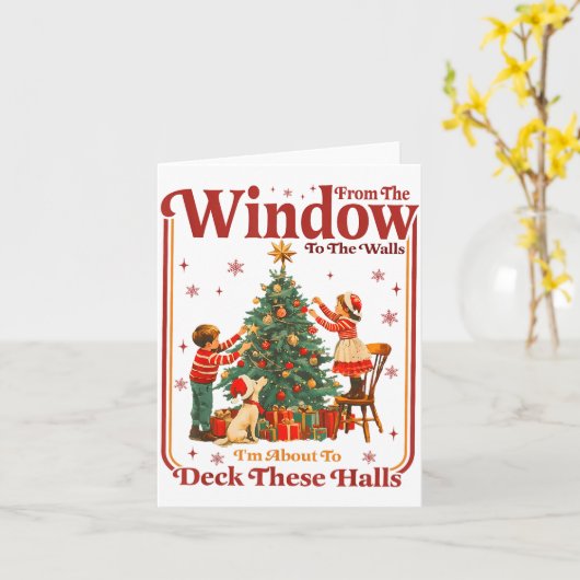 Carte From The Windows To The Walls I'm About To Deck Th (Fleur jaune)