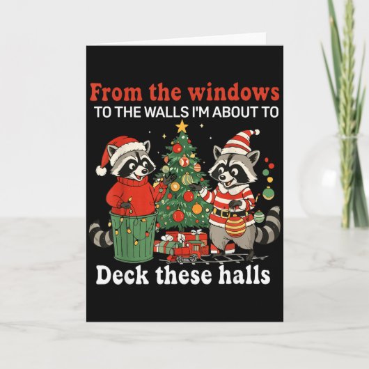 Carte From The Windows To The Walls I'm About To Raccoon (Devant)