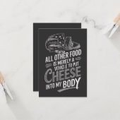 Carte Fromage (Devant/Arrière en situation)