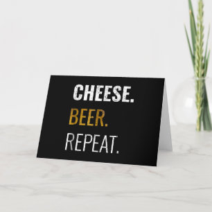 Carte Fromage Bière Répéter , Drôle Détresse Nouveauté