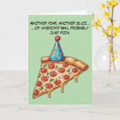 Carte Fromage d'anniversaire avec Humour de fromage supp (Fleur jaune)