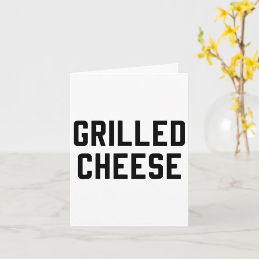 Carte Fromage grillé et soupe de tomate Costumes assorti (Fleur jaune)