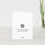 Carte Frontale Chiots Terrier dans les pulls de Noël (Dos)