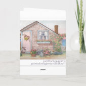 Carte FRONTIÈRE FLORALE bat mitzvah SALUENT (Dos)