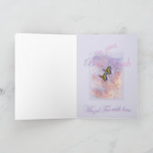 Carte FRONTIÈRE FLORALE bat mitzvah SALUENT (Intérieur)