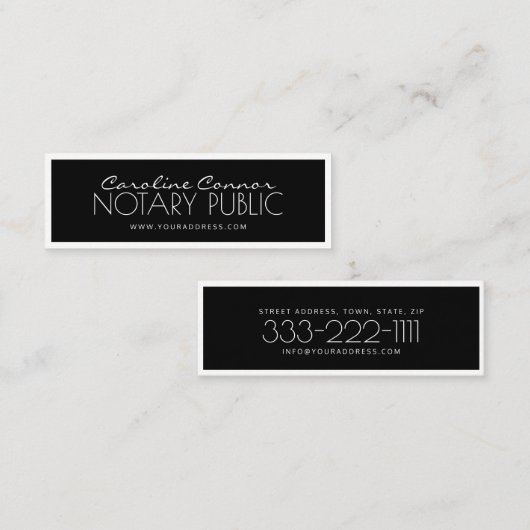 Carte frontière Noir et Blanc Noir et Blanc (Devant / Derrière)