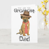 Carte Frontière Terrier Papa (Fleur jaune)