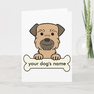 Carte Frontière Terrier personnalisée