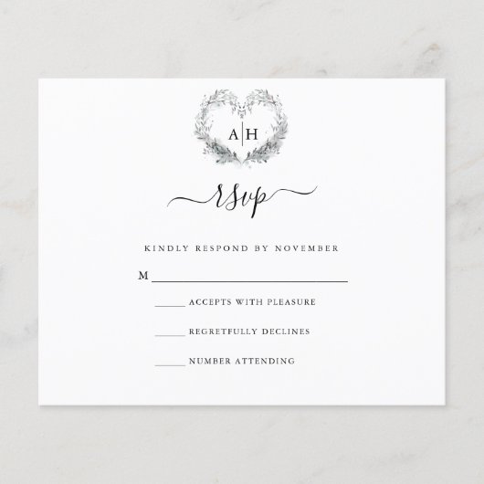 Carte Frost RSVP (Devant)