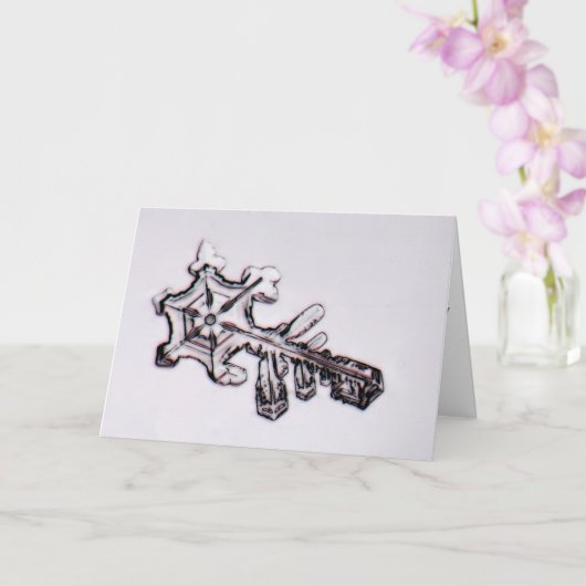 Carte Frosty Key to My Heart Valentine Card (Orchidée)
