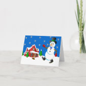 Carte Frosty le bonhomme de neige par Joel Anderson (Devant)