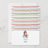 Carte Frosty Photo Holiday (Dos)