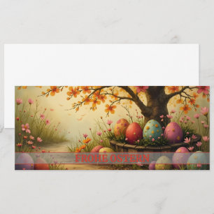 Carte Frühlingsblütenzauber mit Ostéréierpracht