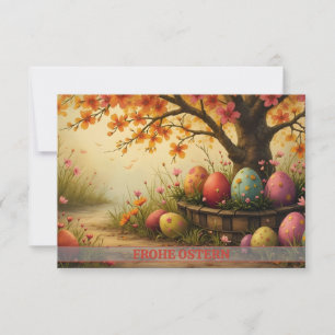 Carte Frühlingsblütenzauber mit Ostéréierpracht