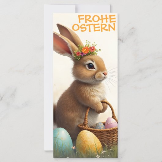 Carte Frühlingsgrüß vom Osterhasen (Devant)