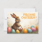 Carte Frühlingsgrüß vom Osterhasen (Devant)