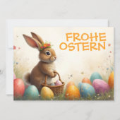 Carte Frühlingsgrüß vom Osterhasen (Devant)
