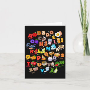 Carte Fruit Amusant Et Alphabet Foodie Abcs Kindergarten