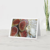 Carte Fruit de figue coupé sur pain (Devant)