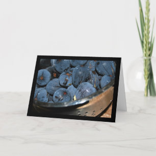 Carte Fruit de figue dans un passoire