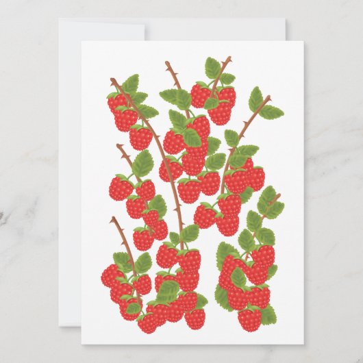 Carte Fruit de framboise (Devant)