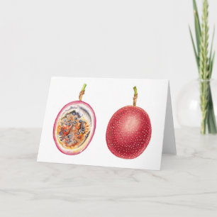 Carte Fruit de la passion rouge Lilikoi