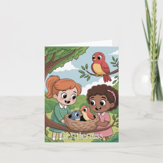 Carte Fruit de l'Esprit : Douceur pour Enfants (Devant)