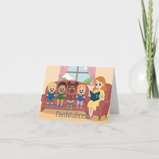 Carte Fruit de l'Esprit : Foi de l'Enfant