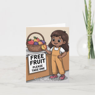 Carte Fruit de l'Esprit : Maîtrise de soi pour enfants