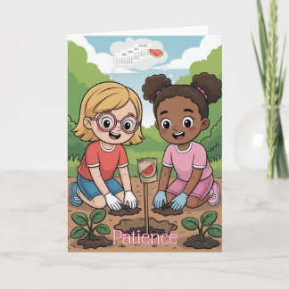 Carte Fruit de l'Esprit : Patience Enfants