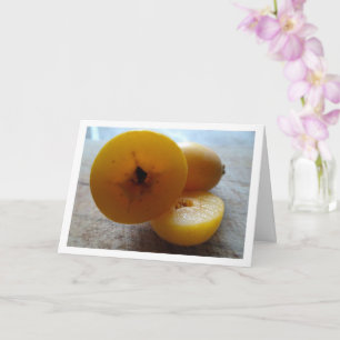 Carte Fruit de néflier tranché