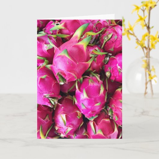 Carte Fruit dragon (Fleur jaune)