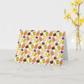 Carte Fruit motif transparent | motif de surface de frui (Fleur jaune)