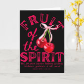 Carte Fruit Of The Spirit Christian Coquette Pink Bow Ch (Fleur jaune)