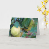 Carte Fruit Quince (Fleur jaune)